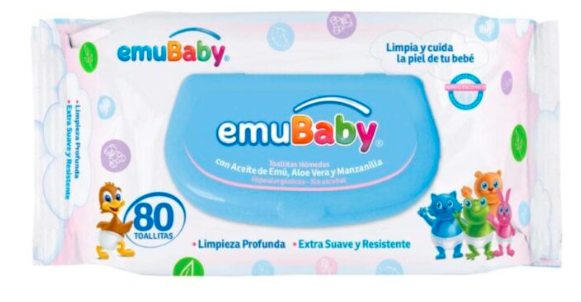 Toallas Humedas Emubaby Con Tapa