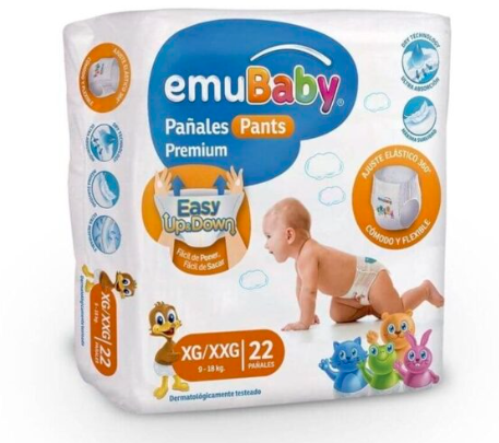 Emubaby Pants Desechables para Bebé XG/XXG